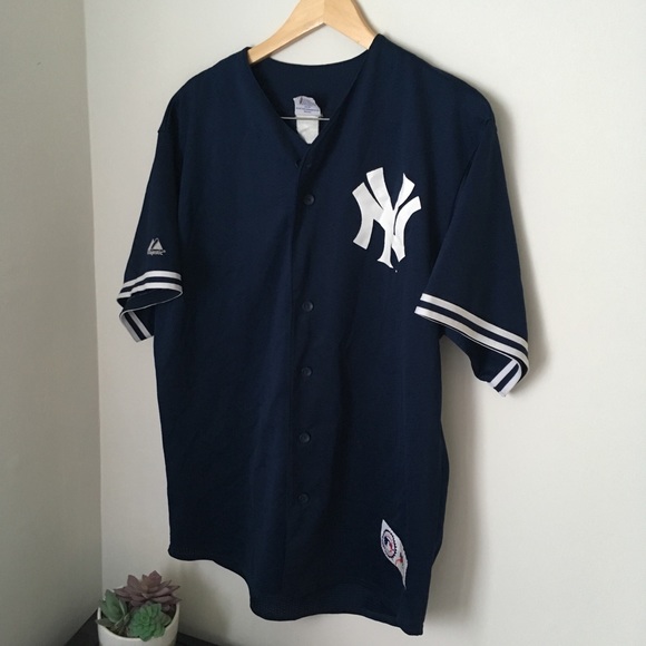 navy blue yankees jersey